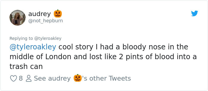 This guy's bloody shower tweet teaches him a lesson