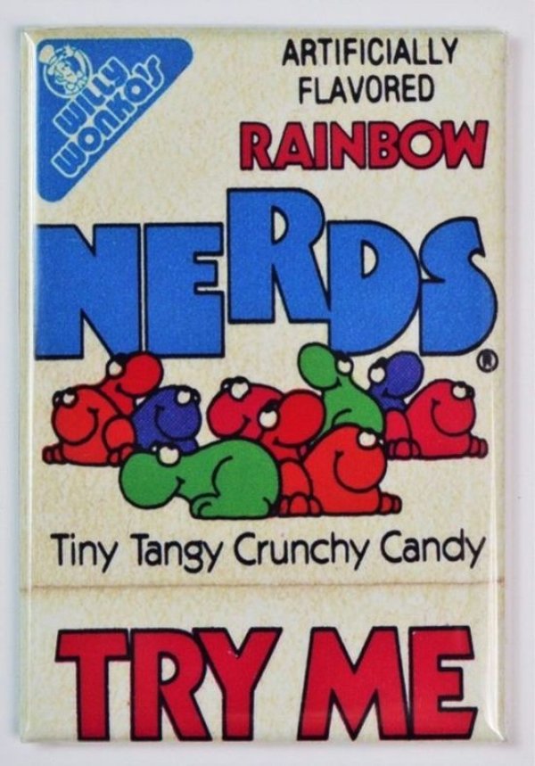 nostalgia wonka - Artificially Flavored Rainbow Tiny Tangy Crunchy Candy Try Me