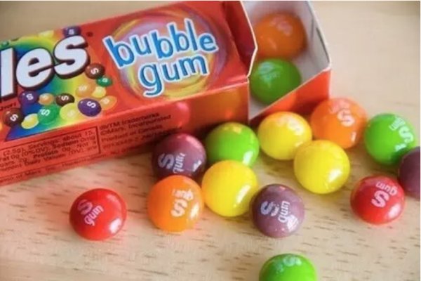 nostalgia skittles gum - bubble gum Lund Gu