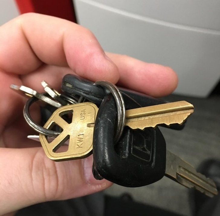 When your keys conspire against you in your own pocket