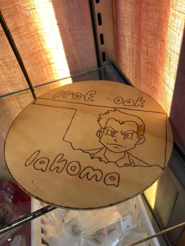 table - Prof. Oak lahoma