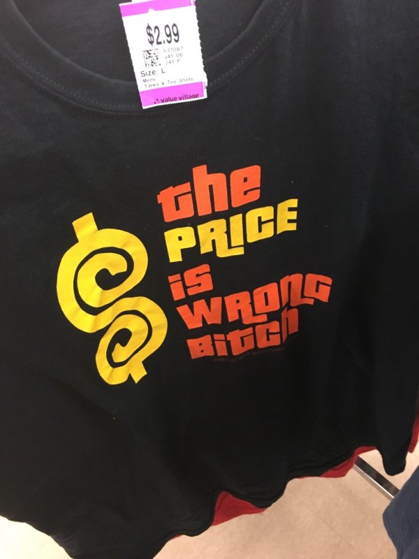 t shirt - $2.99 Size value village che Price Wron Bit