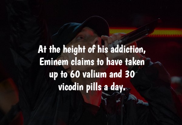 chinesisch essen cartoon - At the height of his addiction, Eminem claims to have taken up to 60 valium and 30 vicodin pills a day.