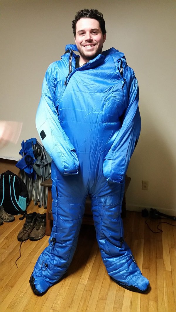 Sleeping bags that you can walk in!