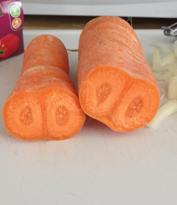 Double carrots.