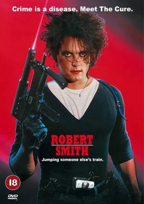 sylvester stallone cobra - Crime is a disease. Meet The Cure. Robert Smith Jumping someone else's train. Dvd