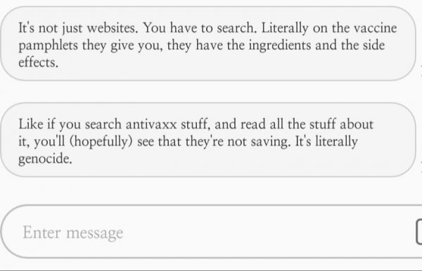 diagram - It's not just websites. You have to search. Literally on the vaccine pamphlets they give you, they have the ingredients and the side effects. if you search antivaxx stuff, and read all the stuff about it, you'll hopefully see that they're not sa