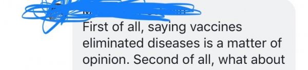 design - First of all, saying vaccines eliminated diseases is a matter of opinion. Second of all, what about