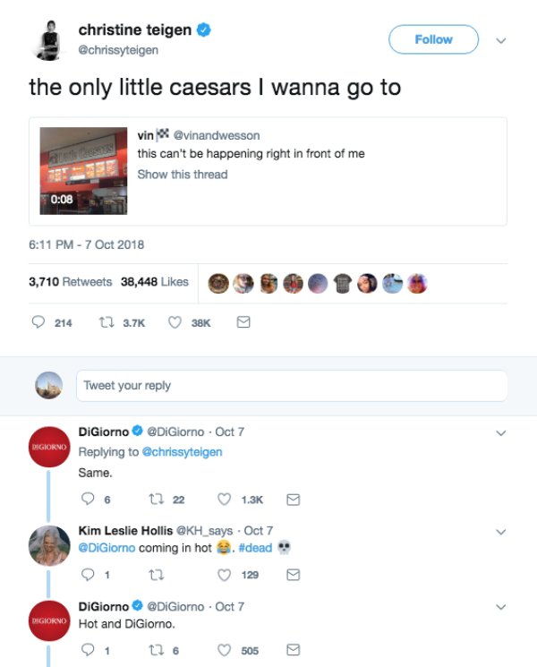 Little Caesars caught red-handed using DiGiorno pizza