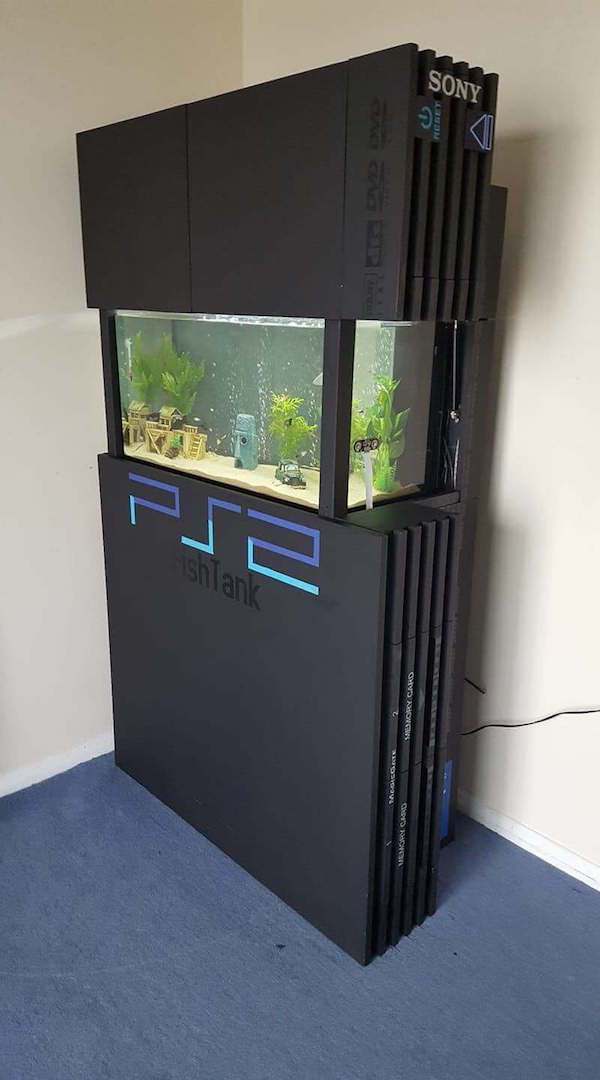 cool product ps2 fish tank