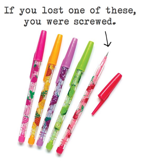 push pencils 90s - If you lost one of these, you were screwed.