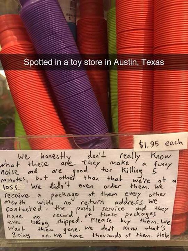 fail austin texas toy store - Spotted in a toy store in Austin, Texas $1.95 each we honestly don't really know what these are. They make a a ar funny funny noise lood ? t and are for Killing 5 minutes, but other than that we're at a loss. We didn't even o