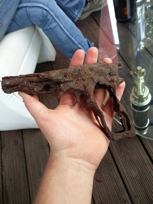 gun found buried