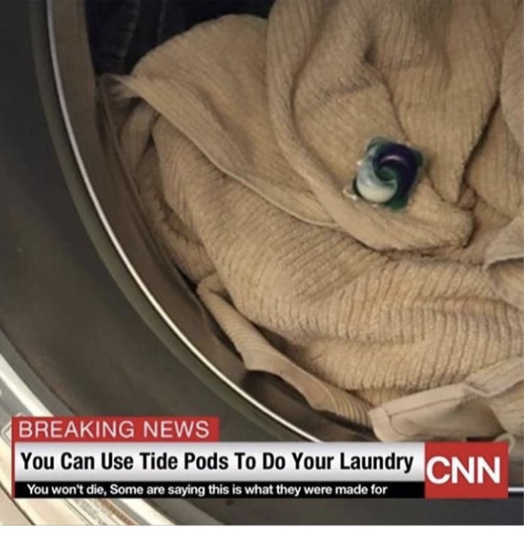 tide pods life hack - Breaking News You Can Use Tide Pods To Do Your Laundry Cnn You won't die, Some are saying this is what they were made for