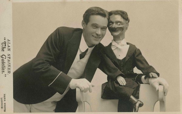 first ventriloquist - Alan Stainer "Che Gaieties." Hana Photo London