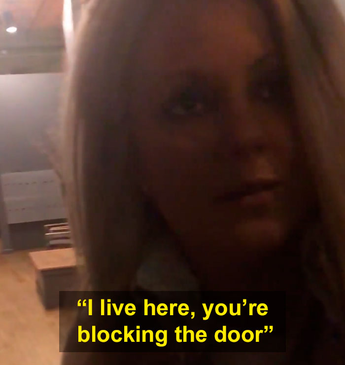 Racist Woman Blocks Black Man From Entering His Own Luxury Apartment