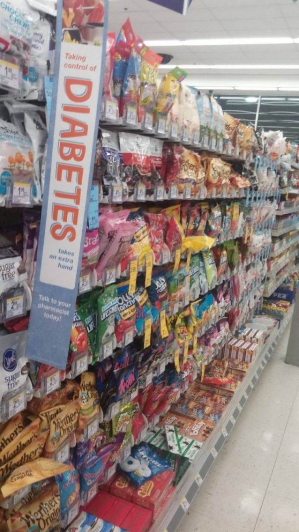 diabetes candy aisle - Taking control of Lt Diabetes takes an extra hand sugar free Talk to your pharmacist today! offila, hers 116 there Gig ciers