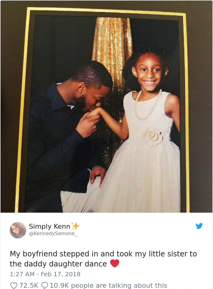 Boyfriend Takes Her Little Sister To Daddy Daughter Dance