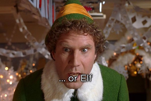 meme about feeling old with picture of Will Ferrell in Elf