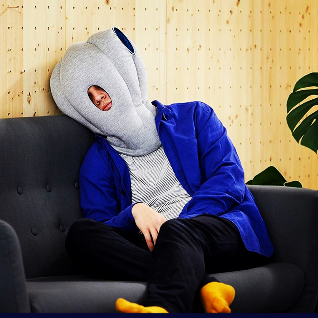 With an Ostrich pillow you can enjoy your sleep in any place.