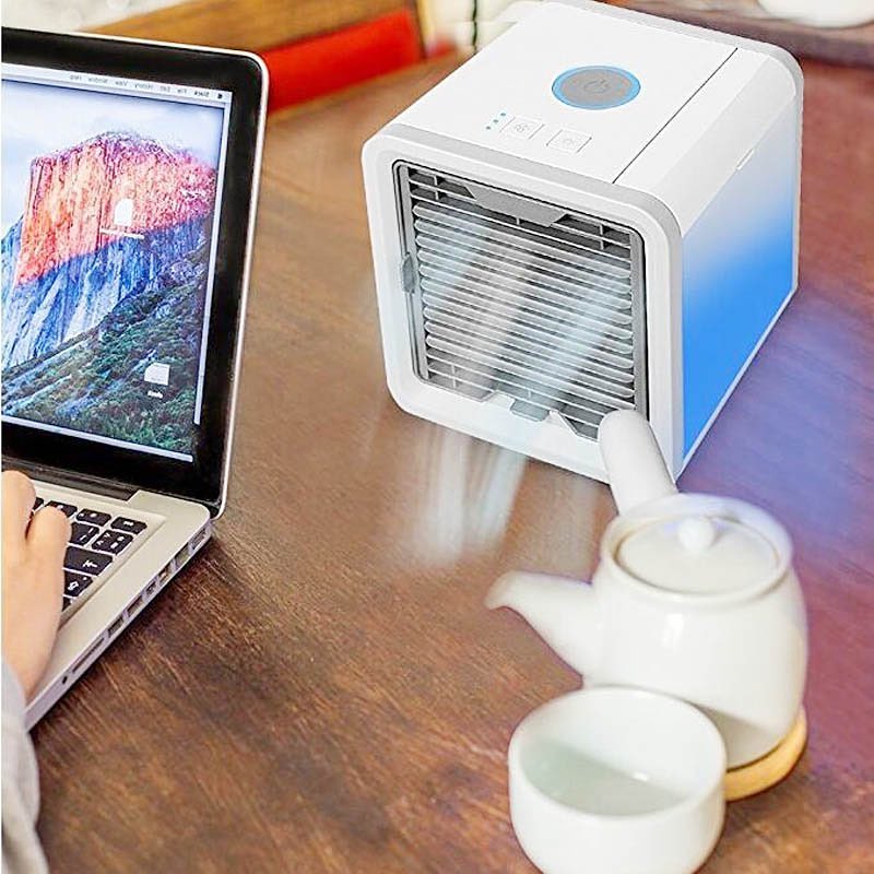 Portable air conditioner will provide you with fresh cool air without disturbing your colleagues.