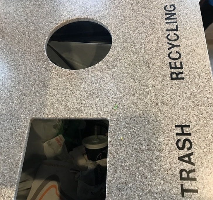 floor - Recycling Trash