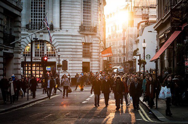 Move through a large crowd.
When you’re walking down a busy street or in a crowd, keep your eyes locked on the direction you’re walking towards. People tend to watch other people’s eyes in crowded areas, in order to see which direction they’re going.