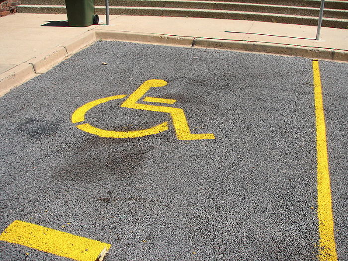 disabled parking spot - G Seeds