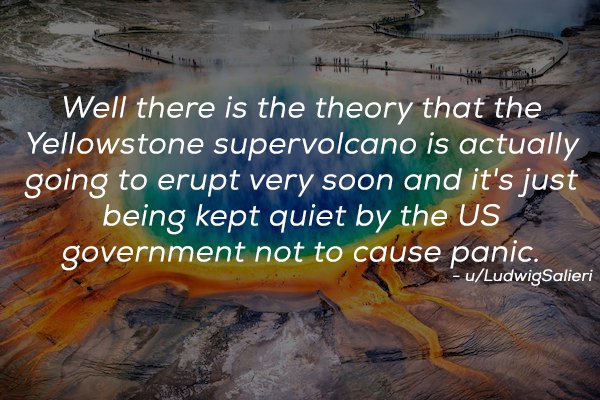 21 conspiracy theories to make you think
