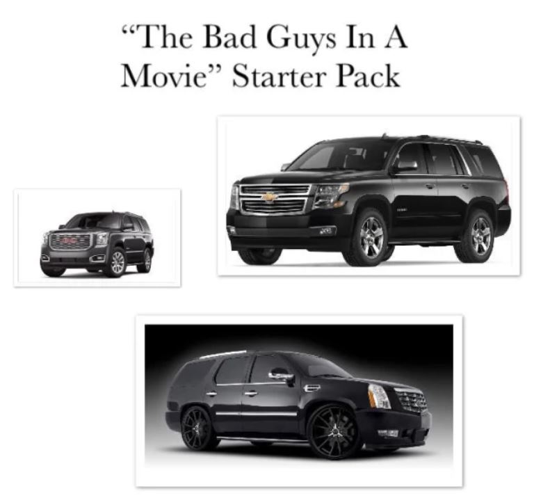 candy apple red 2019 tahoe - The Bad Guys In A Movie Starter Pack
