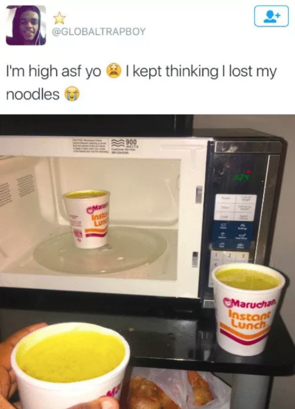 funny high post - Clobaltrapboy I kept thinking I lost my I'm high asf yo noodles 900 lo lb Maruchan Instand Lunch