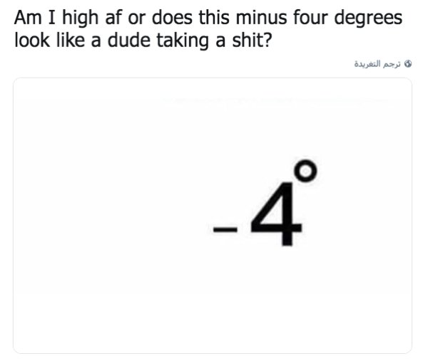 diagram - Am I high af or does this minus four degrees look a dude taking a shit? 4