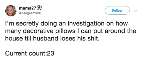 obama climate change twitter - mama77 v I'm secretly doing an investigation on how many decorative pillows I can put around the house till husband loses his shit. Current count23