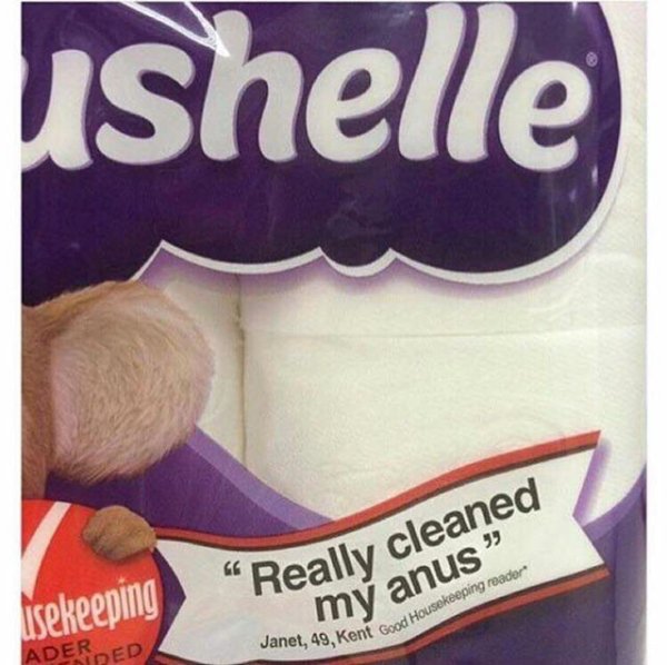 toilet paper anus - ushelle Really cleaned lisekeeping my anus" Adered Janet, 49, Kent Good Rent Good Housekeeping reader