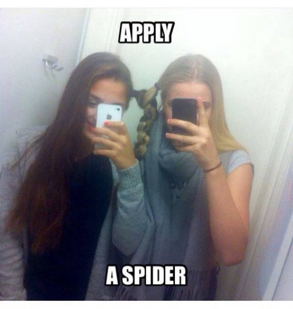 selfie - Apply A Spider
