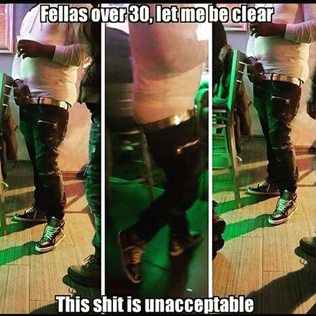 funny over it meme - Fellas over 30, let me be clear This shit is unacceptable