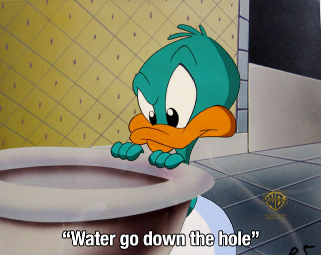 nostalgic water go down the hole - "Water go down the hole"