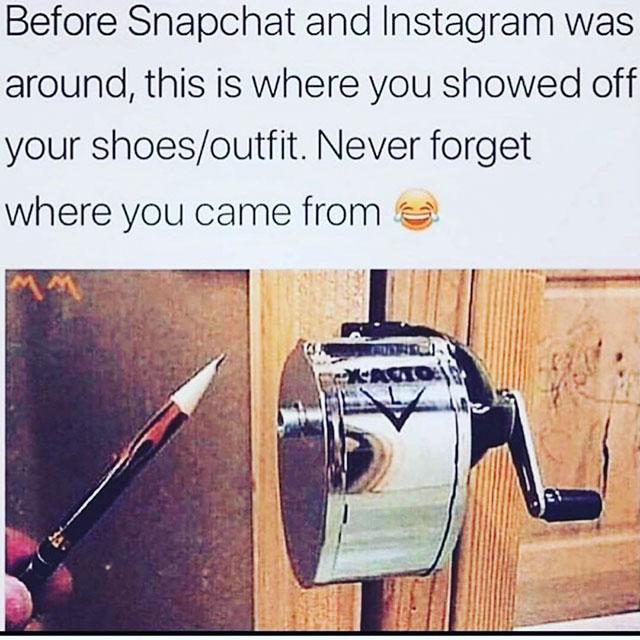 nostalgic material - Before Snapchat and Instagram was around, this is where you showed off your shoesoutfit. Never forget where you came from