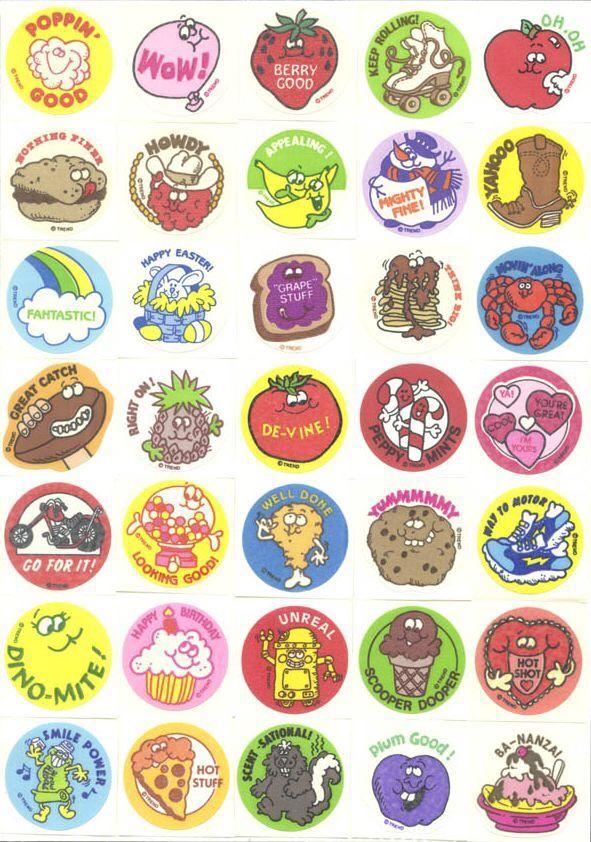 nostalgic scratch n sniff stickers - Oppia A Berry Good Mighty Imel Tian Easte Happy Alons Grape Stuff Fantastic! Sa Great Car Yours Right Ow scam Sreat Odoo DeVine Dom Go For It! Unrea Ooper Dooper Smile um Goo. Power Chiesa