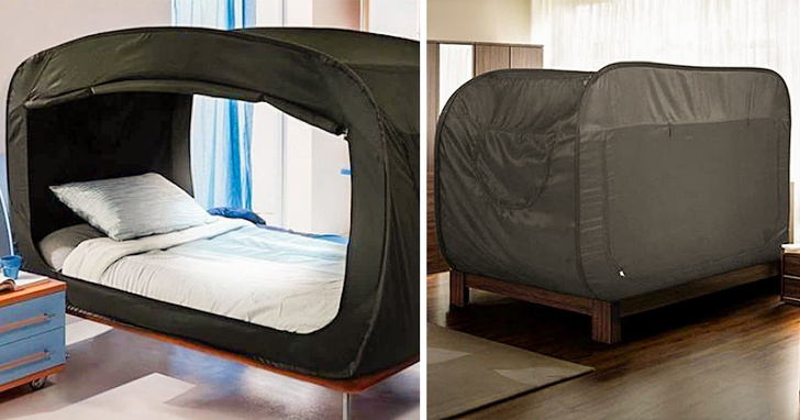 This bed protects your personal boundaries.