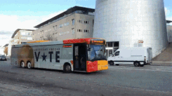 A bus in Copenhagen