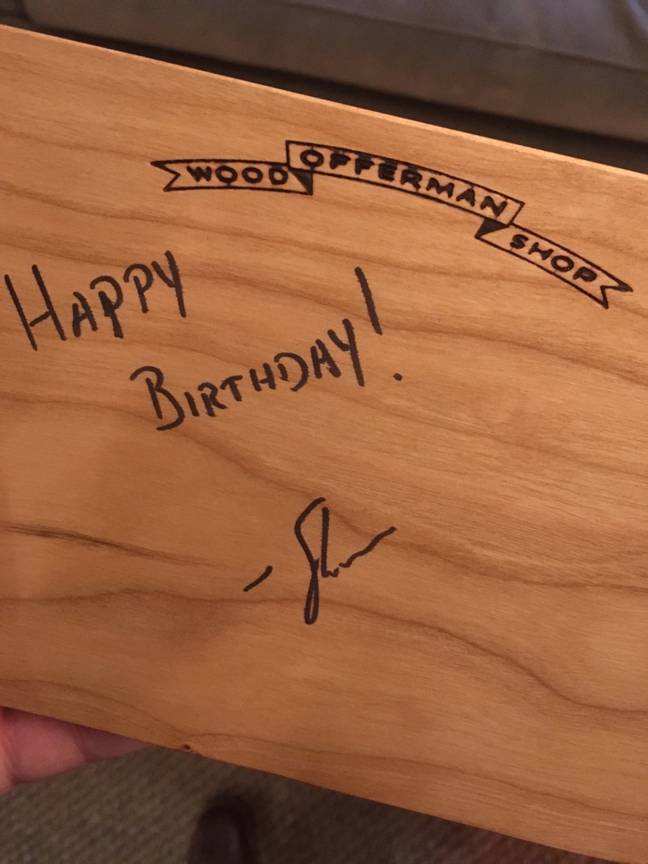 plywood - swood Opperma Erman Shop Happy Birthday!