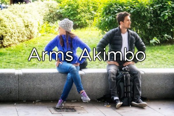 sitting - Arms Akimbo