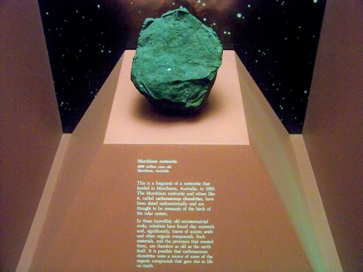 One of the oldest rocks in existence, the Murchison Meteorite. It’s 4,600,000,000 years old.