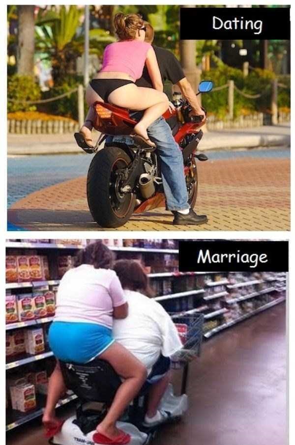 before and after funny - Dating Marriage
