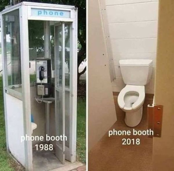 phone booth meme - phone phone booth 1988 phone booth 2018