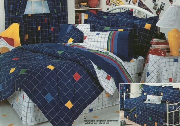 80s bedspread - Let Also extralong twin comforter, bedst, and sheet set