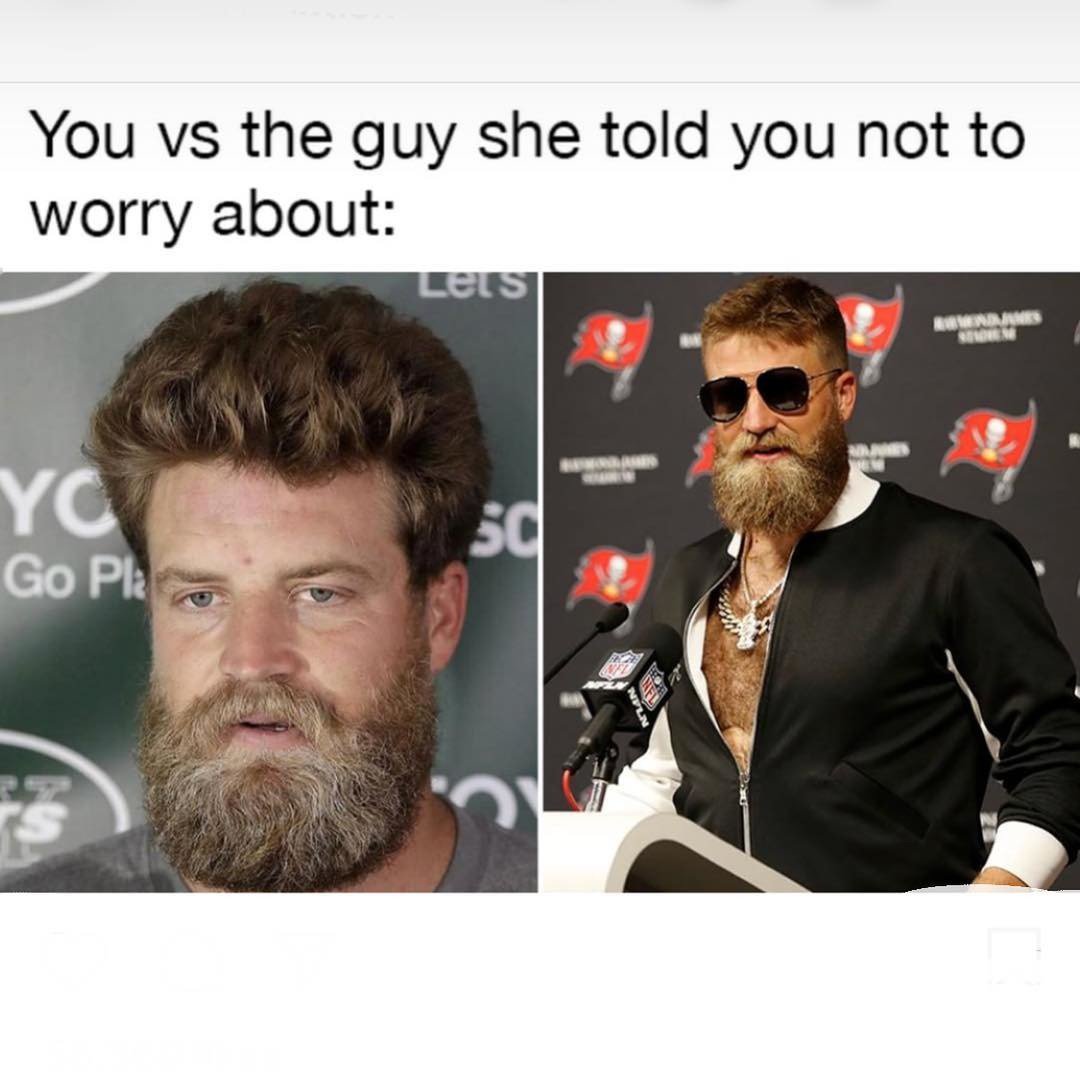 buccaneers fitzpatrick - You vs the guy she told you not to worry about Leis You Go Pla