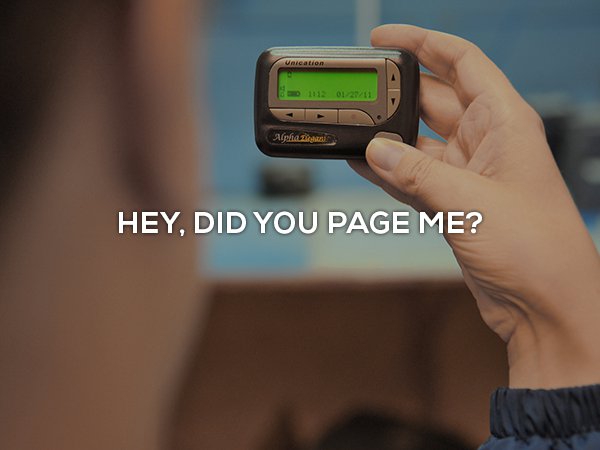 nostalgia meme about hip pagers
