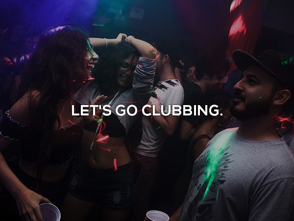 nostalgia of going clubbing